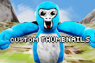 make a custom gorilla tag thumbnail
