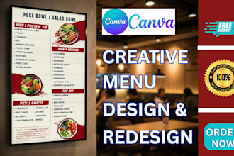create restaurant food menu design cafe coffee menu restaurant flyer redesign