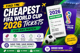 find the cheapest FIFA match tickets for FIFA world cup 2026