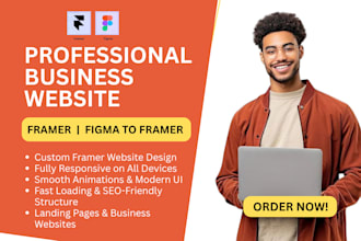 redesign framer website, framer landing page figma to framer