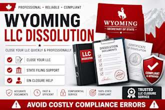 dissolve, terminate or close wyoming llc and close ein