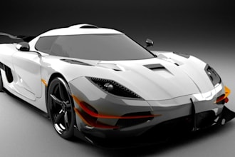 model realistic 3d hypercars and optimized game ready vehicles for your games