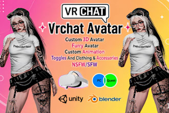 do vrc commission, vrchat avatar, vr character furry avatar, nsfw, 3d model