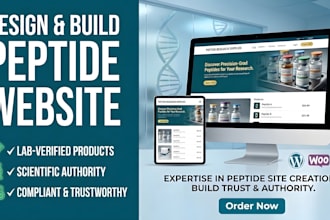 build fda compliant peptide website or research peptide store