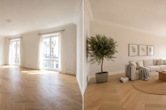create realistic interior redesigns from your room photos