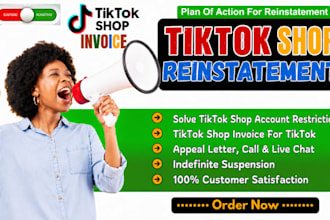 write appeal for your tiktok shop suspension, remove tiktok violation