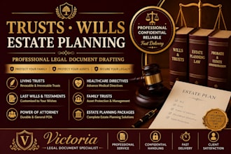 prepare wills, trusts, estate plans, and legal documents