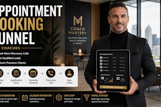 create an appointment booking funnel for coaches to book more discovery calls