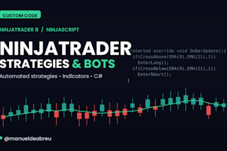 code ninjatrader 8, ninjascript