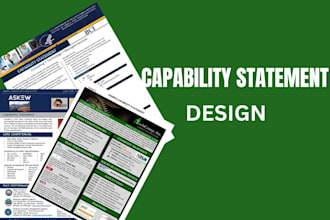 design a government capability statement business capability statement