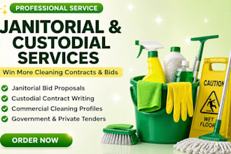 cleaning janitorial proposal writing bid proposal resume writing cleaning servic
