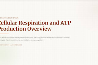do biology research writing and presentation design
