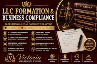 draft llc operating agreements and business formation documents