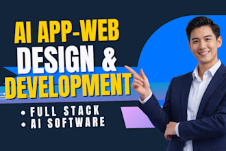 develop ai website, ai web application, ai saas website, ai mobile app