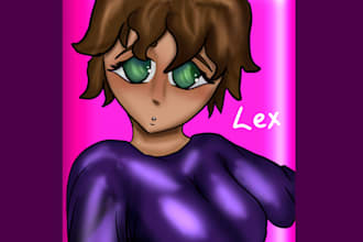 draw digital art of characters