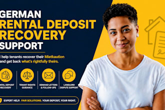 help recover german rental deposits, assist with landlord issue, unpaid deposits