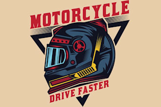 do motorcycle helmet logo for your business
