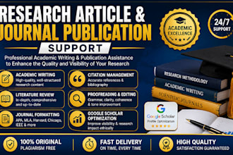 write, edit, format and optimize research articles for journal publication