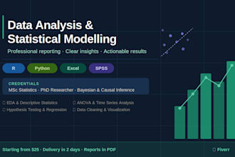 do data analysis, statistical modeling and  reporting