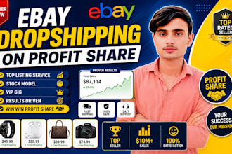 do ebay dropshipping on profit share