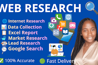 do professional web research and internet data collection