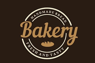 design food cafe restaurant bakery and fast food logo