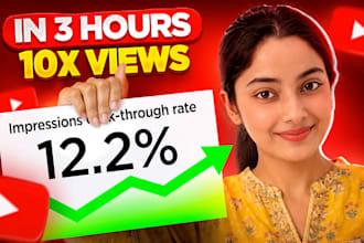 create high CTR youtube thumbnails