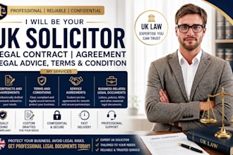 be your UK solicitor for contract review and legal advice