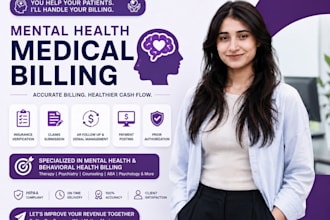 do mental health medical billing, therapy billing, ar and rcm