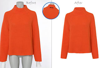 do ghost mannequin and neck joint editing for clothing photos