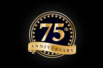 make anniversary, birthday, and memorable wedding logo