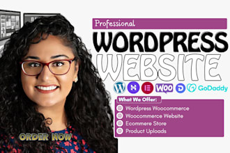 fix wordpress issues, design elementor custom site divi woocommerce expert help