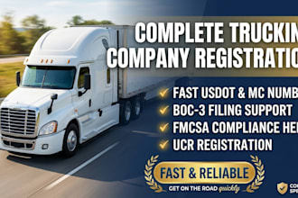 do dot and mc number registration for trucking company