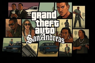 create and draw your face in gta san andreas style
