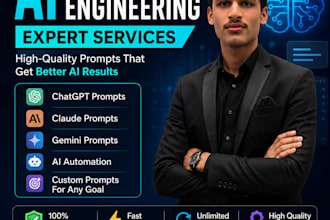 be your professional ai prompt engineer for chatgpt, claude, gemini