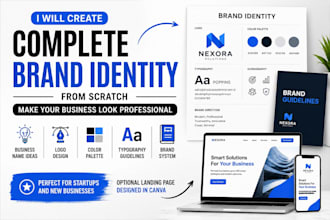 design a complete brand identity for your startup