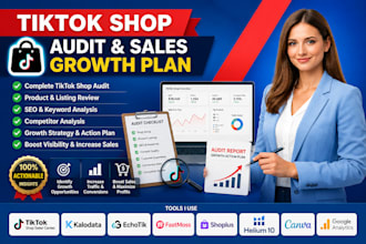 audit your tiktok shop and create a sales growth plan