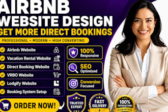 design airbnb website, vacation rental website, lodgify, direct booking website