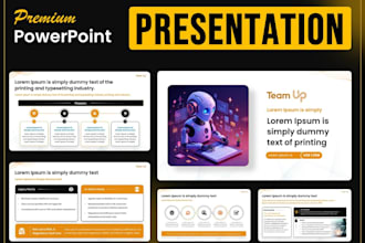 design investor and business pitch deck presentation