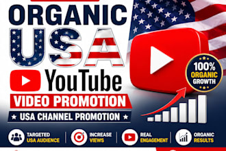 do organic usa youtube video promotion usa channel promotion