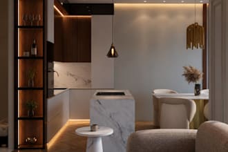 3d interior render that looks like a photo