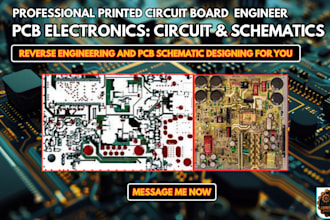 do reverse engineering and pcb schematic designing for you