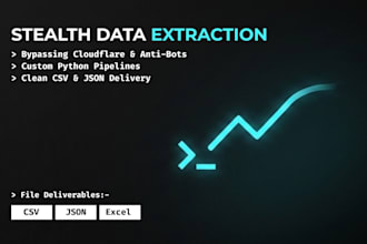 build a custom python web scraper for data extraction