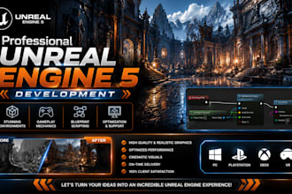develop stunning unreal engine 5 games and environments
