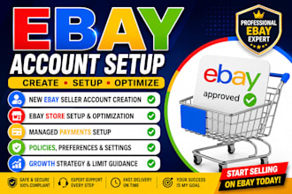 create, setup and optimize your ebay seller account for success