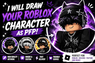 create a custom roblox profile picture