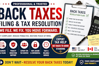 file your back taxes and fix prior year tax returns