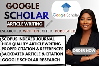 write and publish research article in google scholar and scopus indexed journal