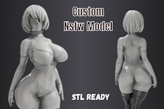 sculpt 3d nsfw female game character erotic toys anime figures for 3d printing