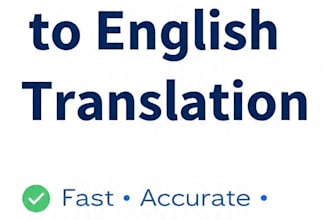 translate PDF, word, documents arabic to english accurately